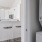 Washer and Dryer in closet next to spacious kitchen area